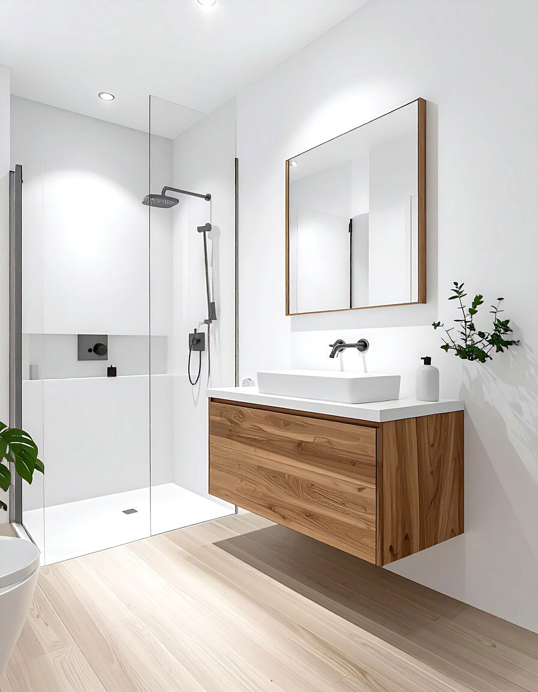 Minimalist Mid Century Bathroom - 30 mid-century modern bathroom ideas