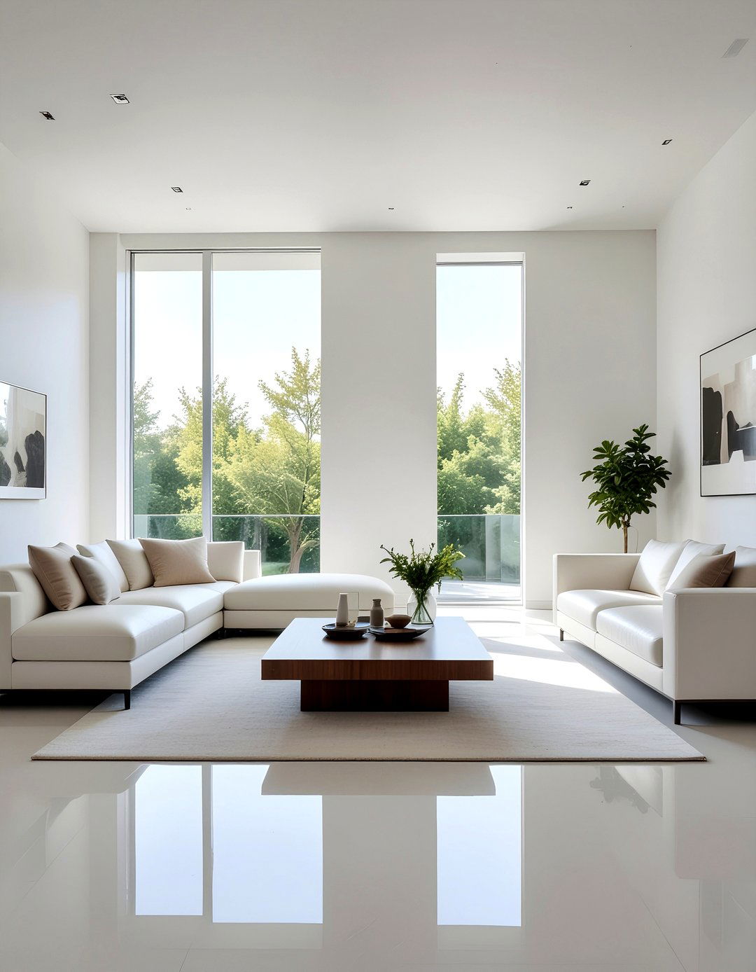 Minimalist Neutral Living Room - 30 neutral living room ideas