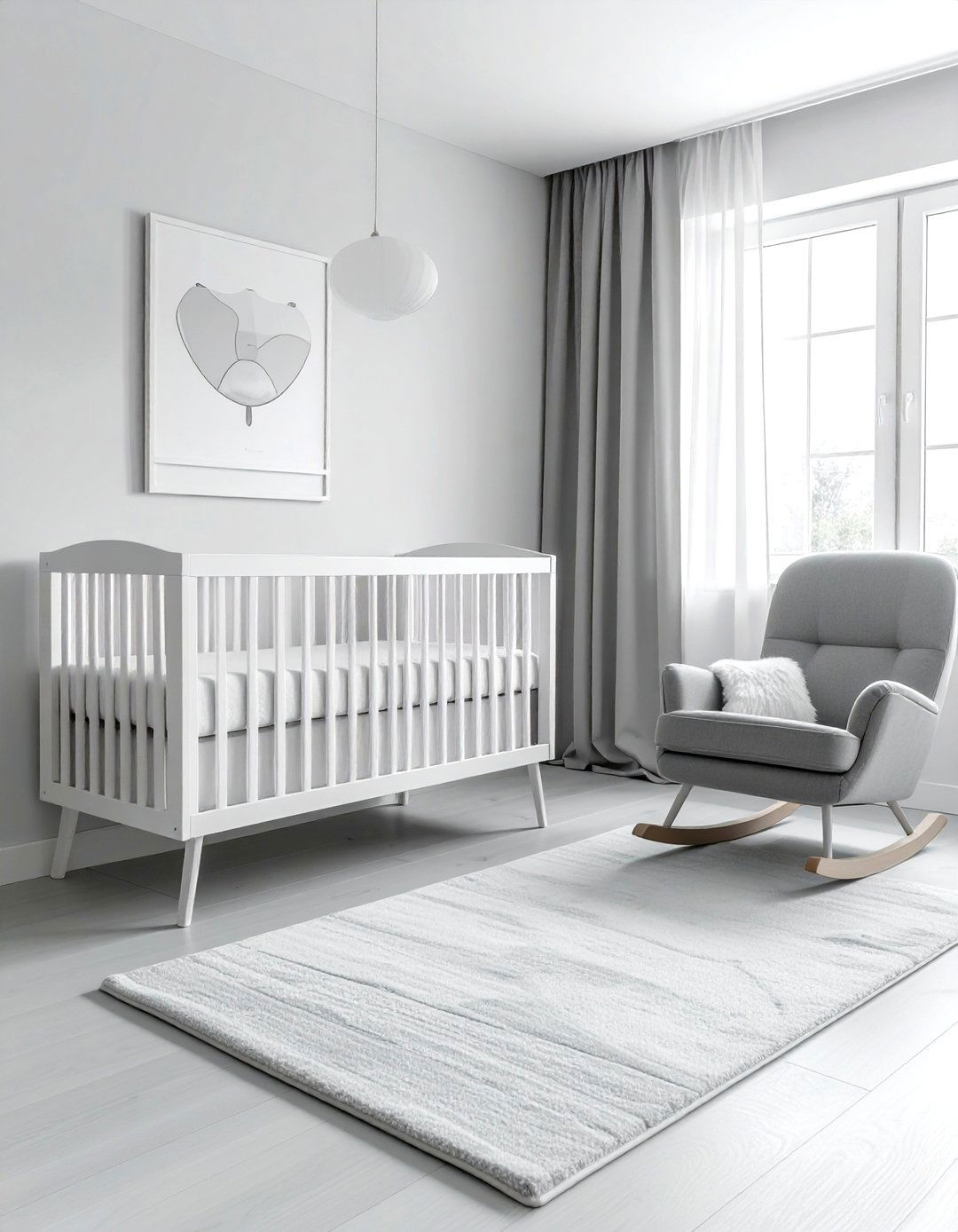 Minimalist Nursery - 30 nursery decor ideas