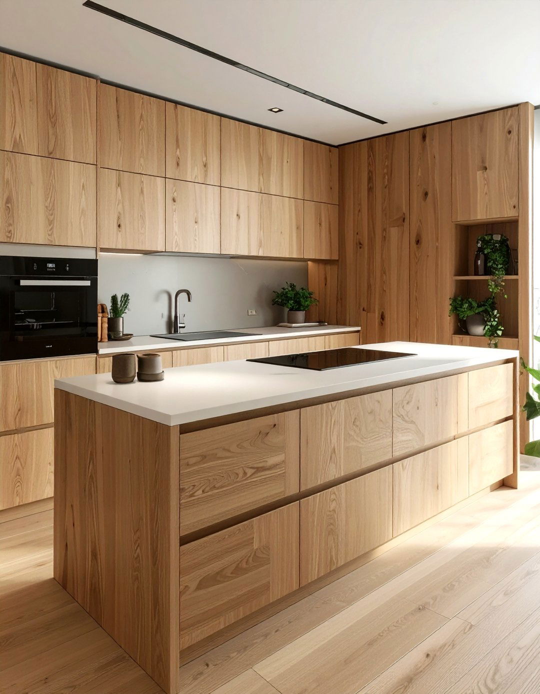 Minimalist Oak Kitchen Cabinets - 30 oak kitchen cabinet ideas