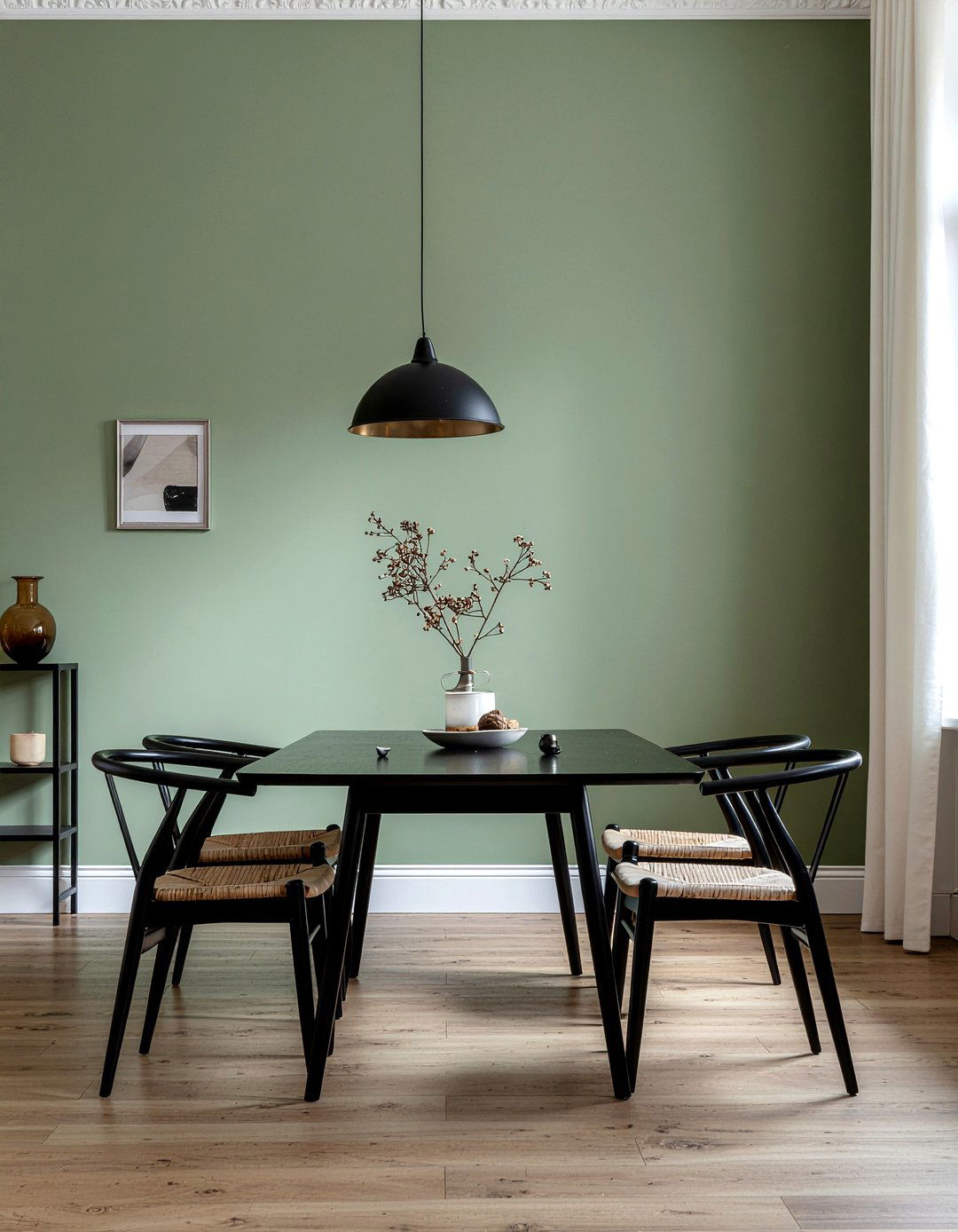 Minimalist Olive Green Dining Room - 30 olive green dining room ideas