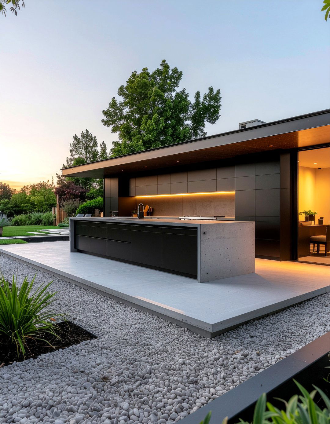 Minimalist Outdoor Kitchen - 30 outdoor kitchen ideas