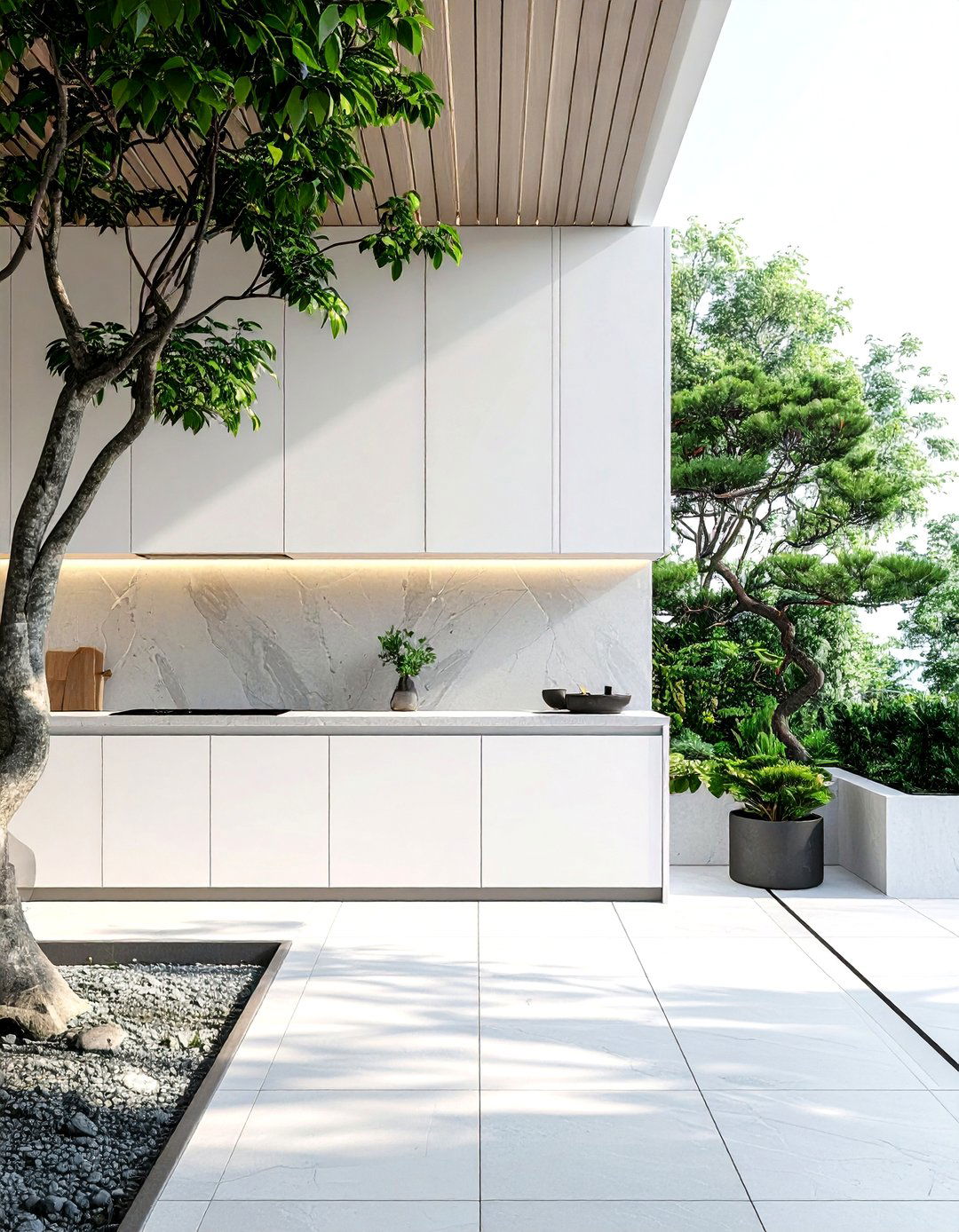 Minimalist Outdoor Kitchen - 30 patio kitchen ideas