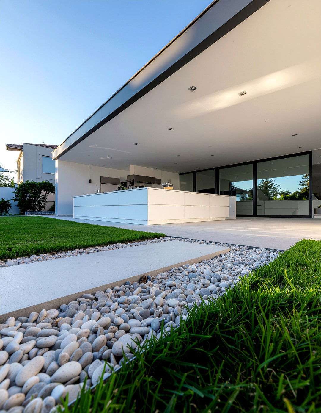 Minimalist Outdoor Kitchen - 30 covered outdoor kitchen ideas