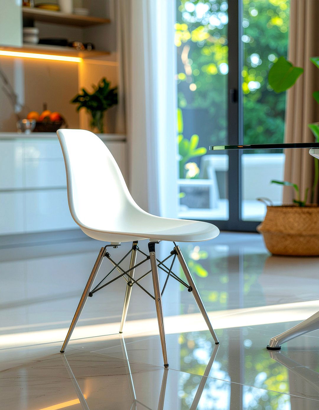 Minimalist Plastic Dining Chair - 30 dining room chair ideas