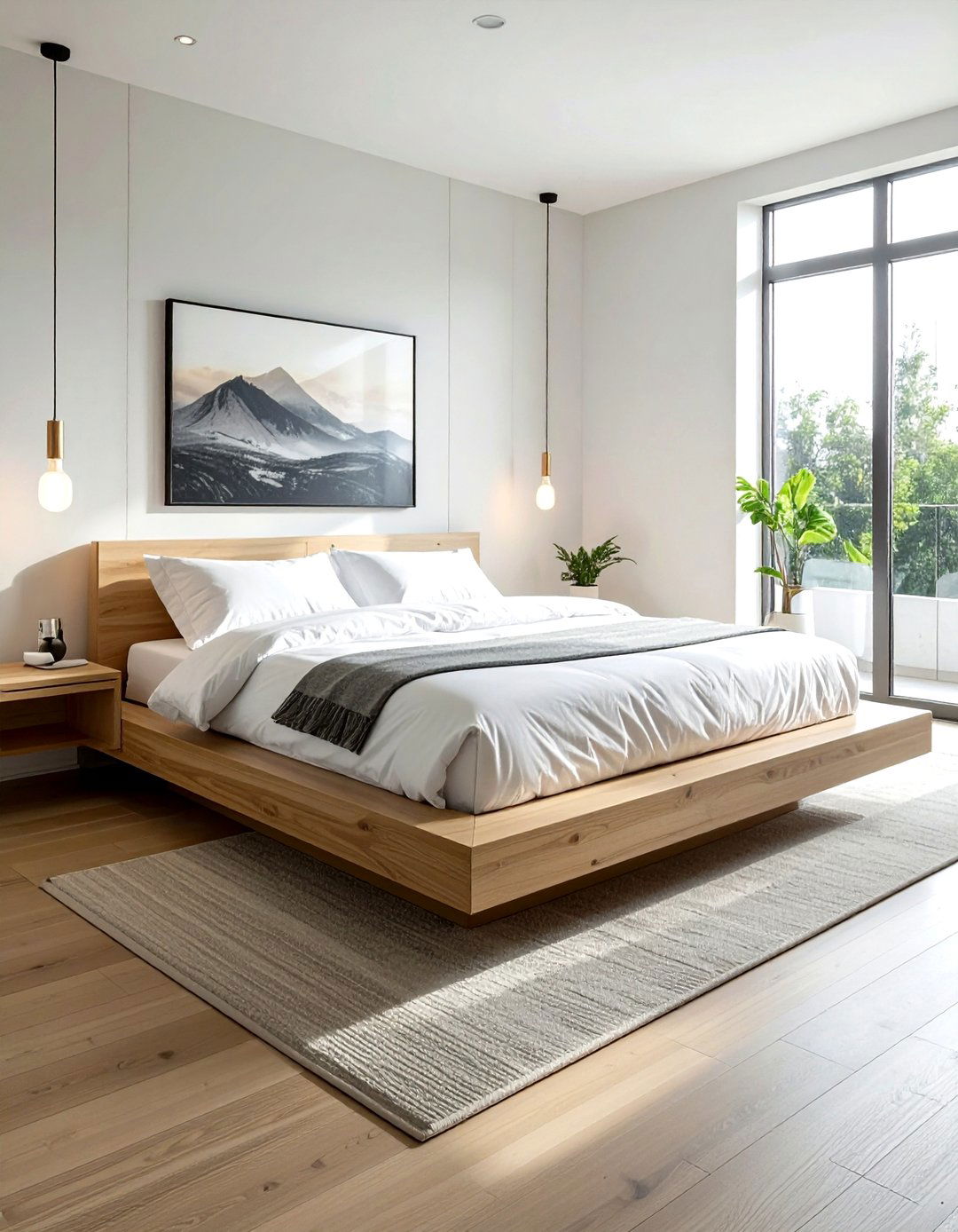 Minimalist Platform Bed - 30 perfect decor ideas