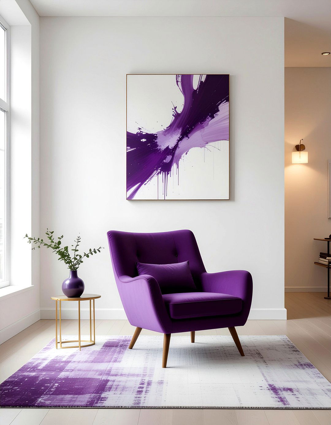 Minimalist Plum Living Room - 30 plum living room ideas