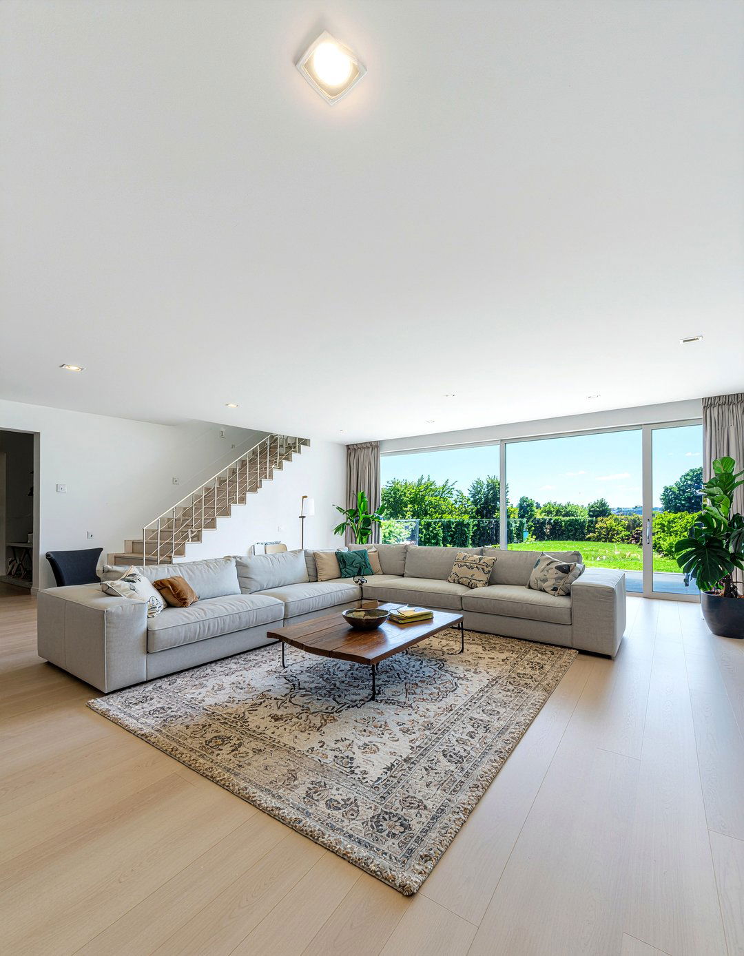 Minimalist Pot Lights - 30 living room lighting ideas