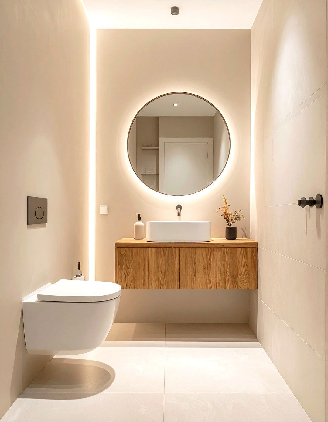 Minimalist Powder Room - 30 toilet room ideas