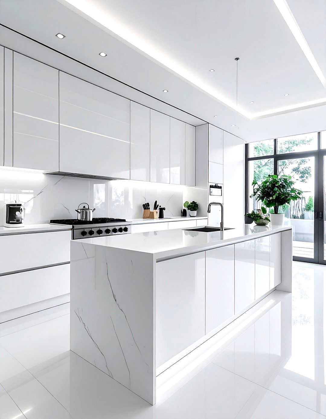 Minimalist Prep Space - 30 kitchen prep kitchen ideas