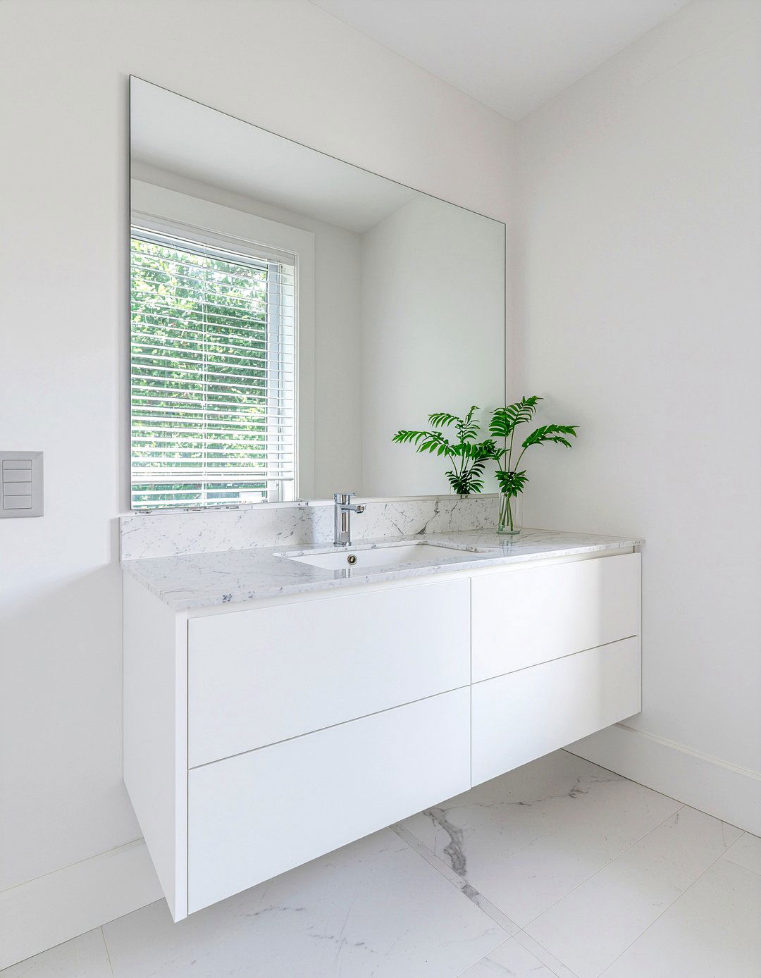 Minimalist Quartz Bathroom - 30 quartz bathroom ideas