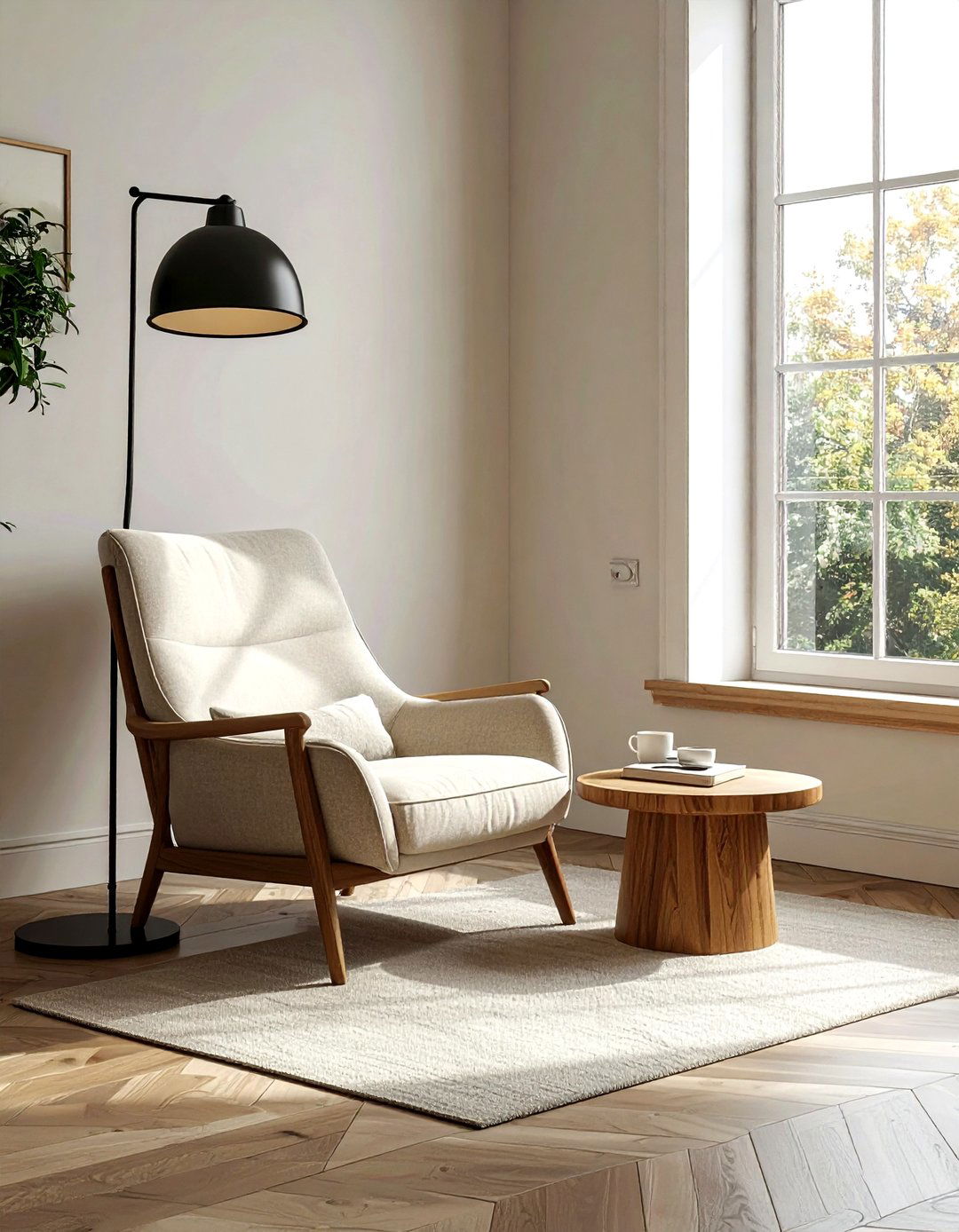 Minimalist Reading Nook - 30 minimalist home decor ideas