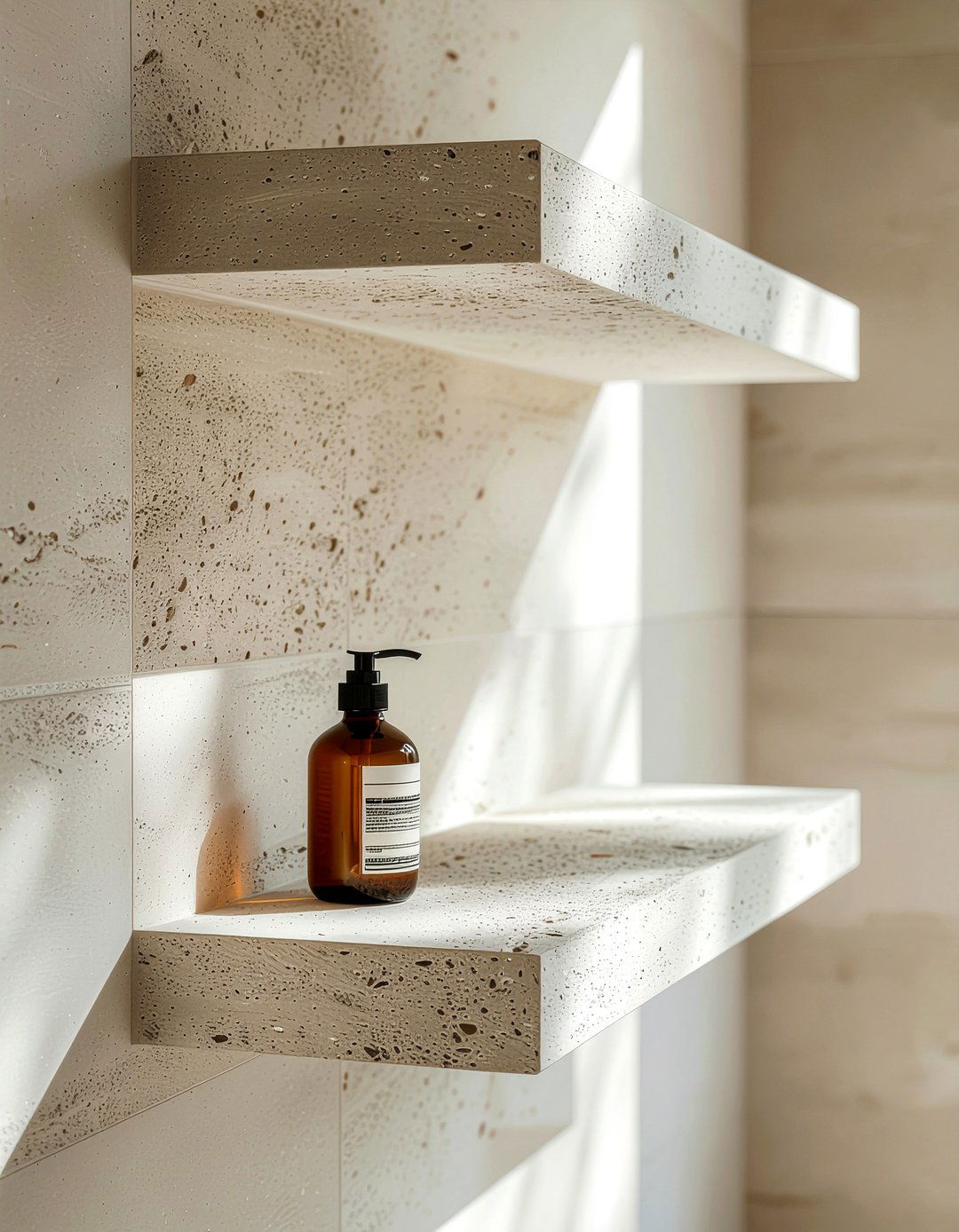 Minimalist Recessed Shelf - 30 bathroom recessed shelf ideas