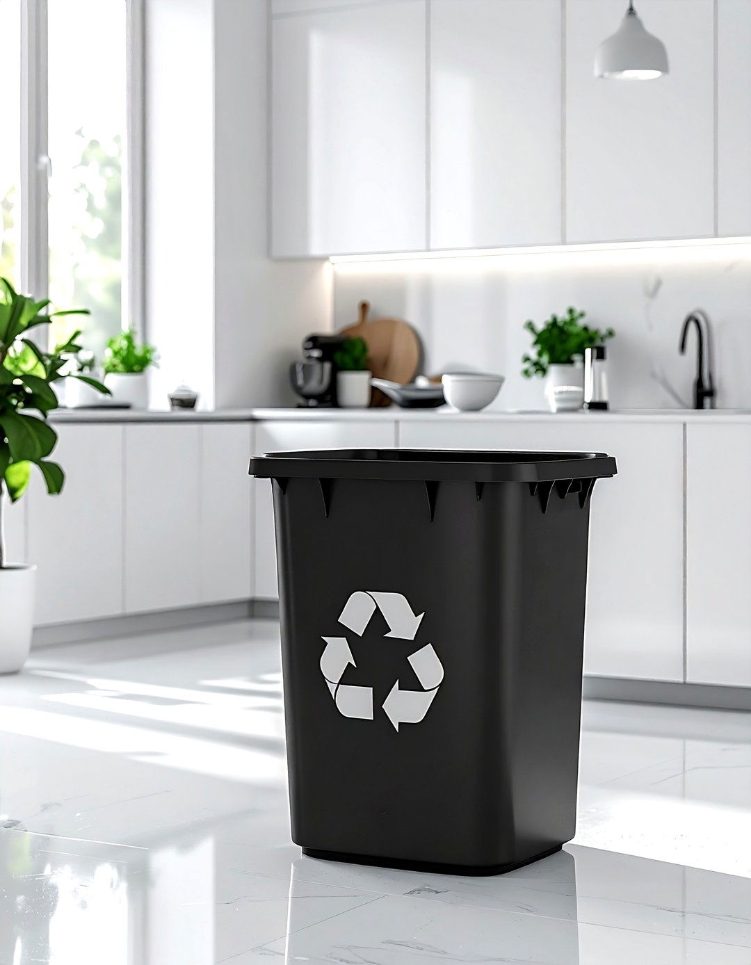 Minimalist Recycling Setup - 30 recycling center kitchen ideas