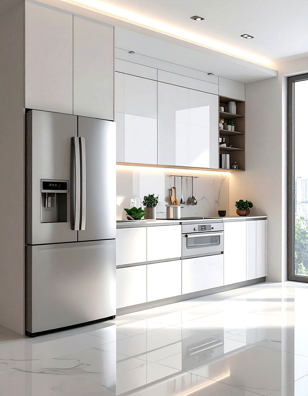 Minimalist Refrigerator - 30 French door refrigerator kitchen ideas