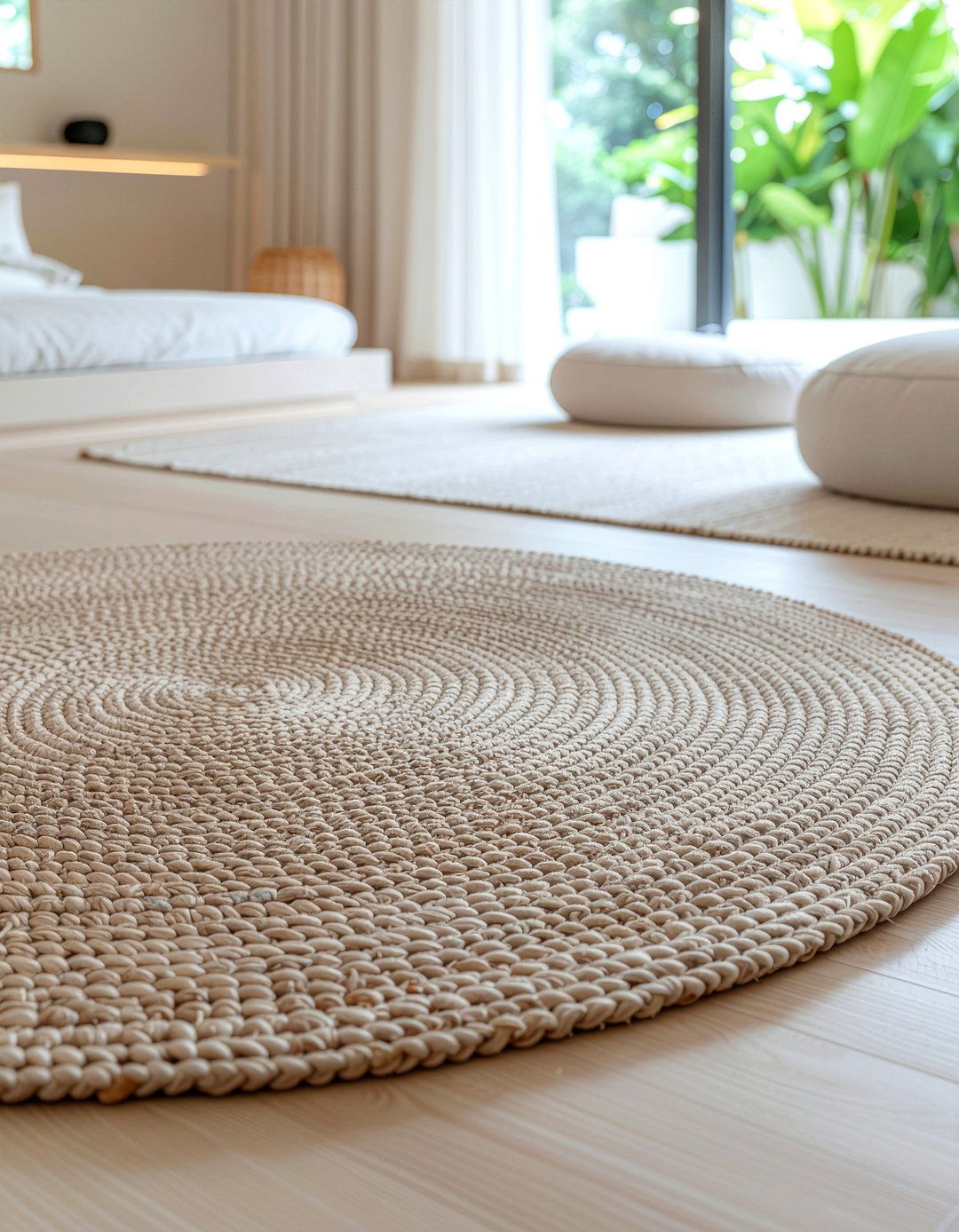 Minimalist Round Rug - 30 bedroom round rugs