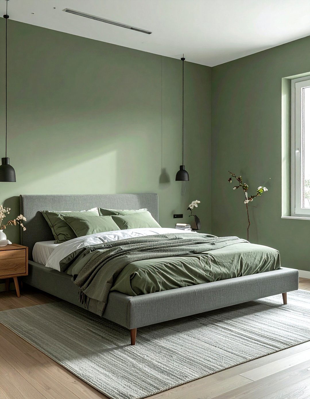 Minimalist Sage Green Bedroom - 30 sage bedroom ideas