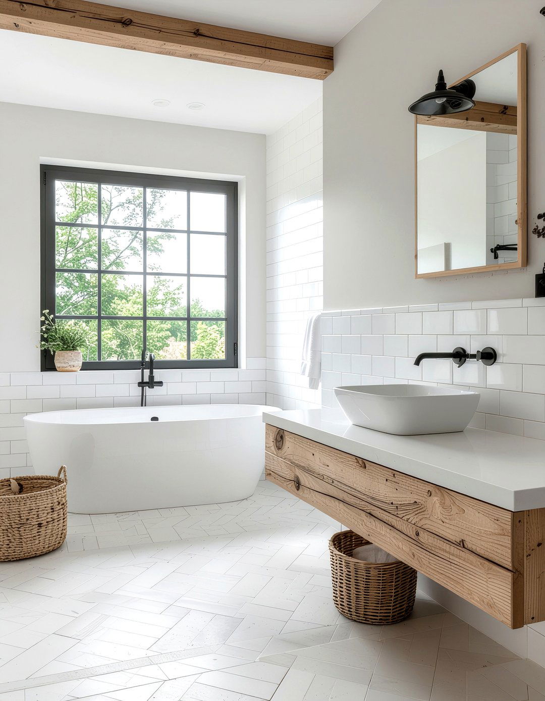 Minimalist Scandi Bathroom - 30 bathroom goals ideas