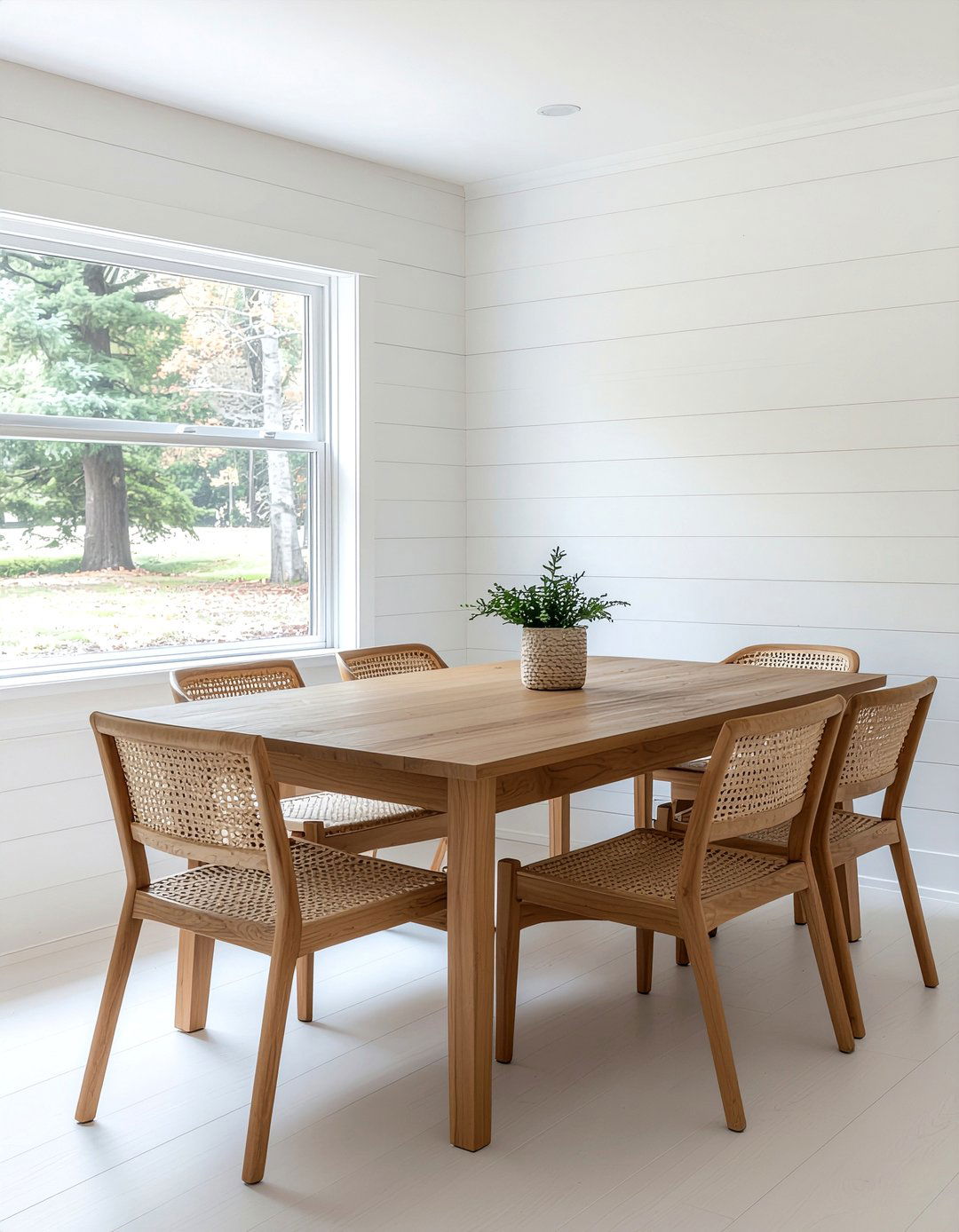 Minimalist Shiplap Dining Room - 30 dining room shiplap ideas