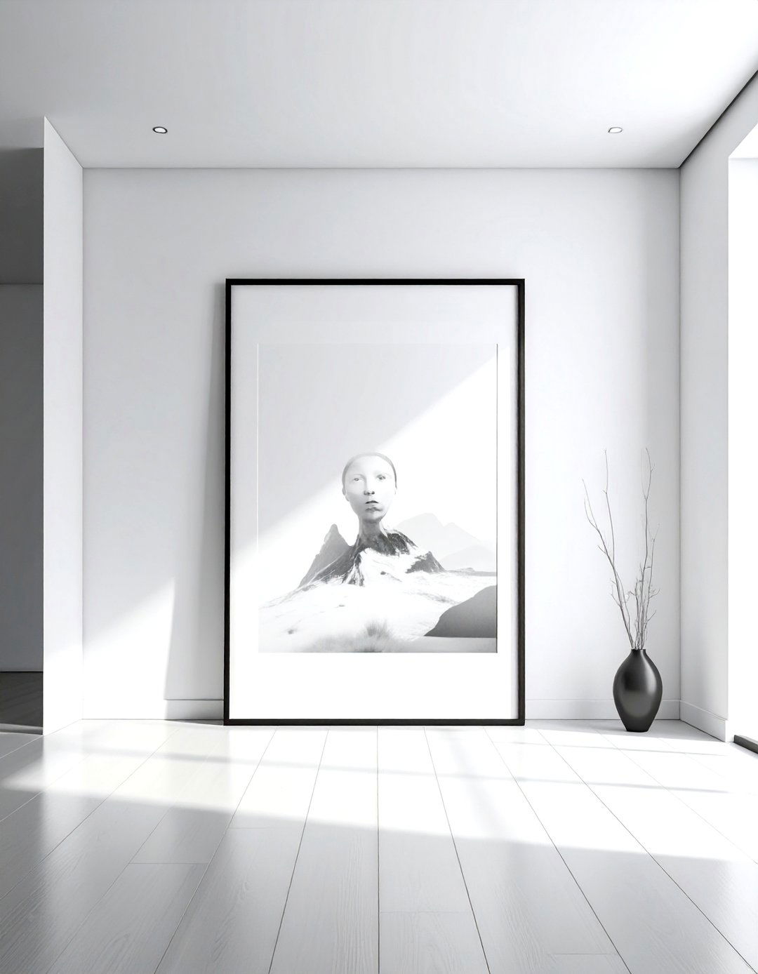 Minimalist Single Frame - 30 photo display ideas