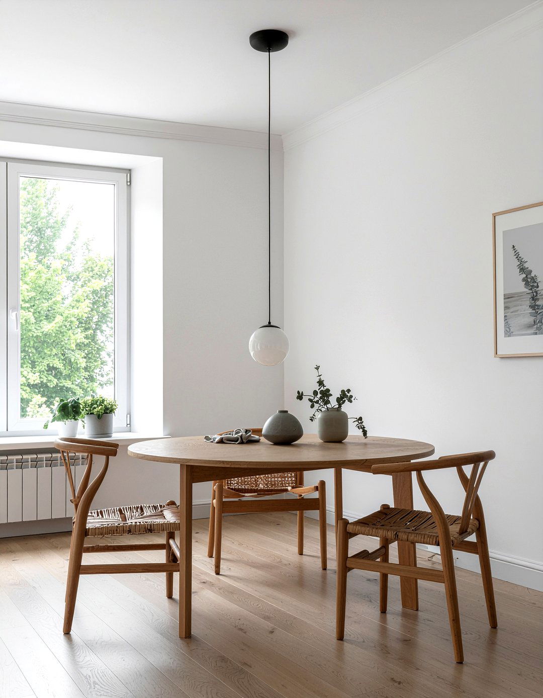 Minimalist Single Globe Pendant - 30 globe chandelier dining room ideas