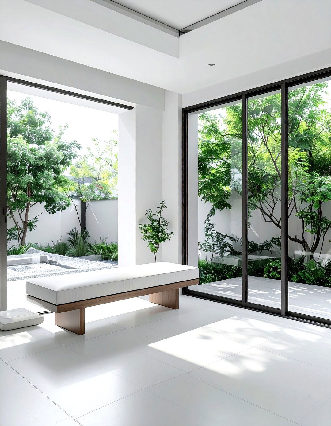 Minimalist Sliding Glass - 30 living room patio doors