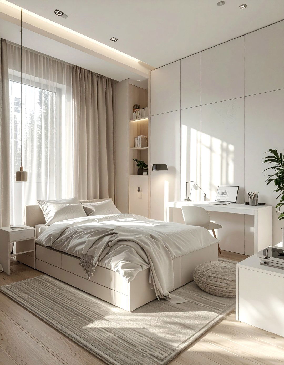 Minimalist Studio Bedroom - 30 minimalist bedroom ideas