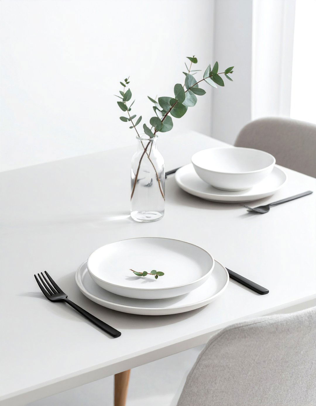 Minimalist Table Setting - 30 casual table setting dining ideas