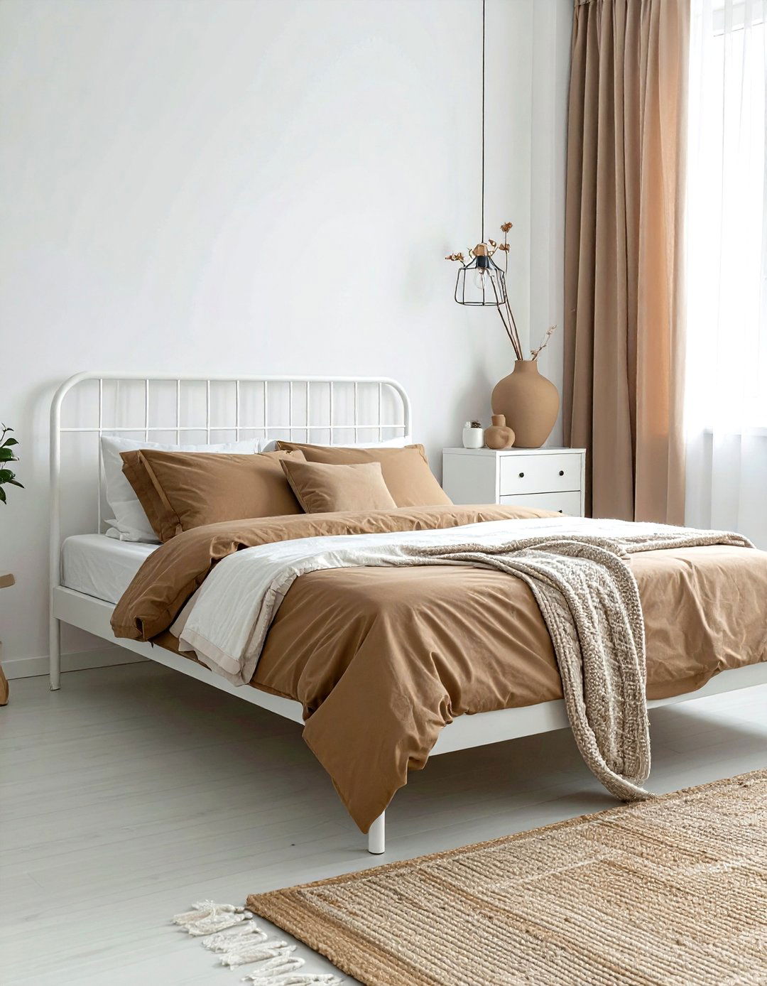 Minimalist Tan And White Bedroom - 30 tan and white bedroom ideas