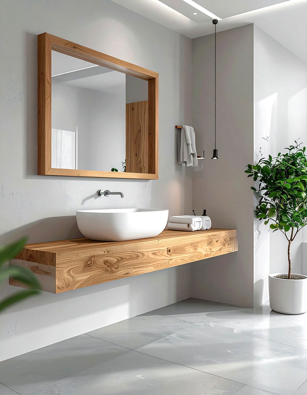 Minimalist Teak Bathroom - 30 teak bathroom ideas