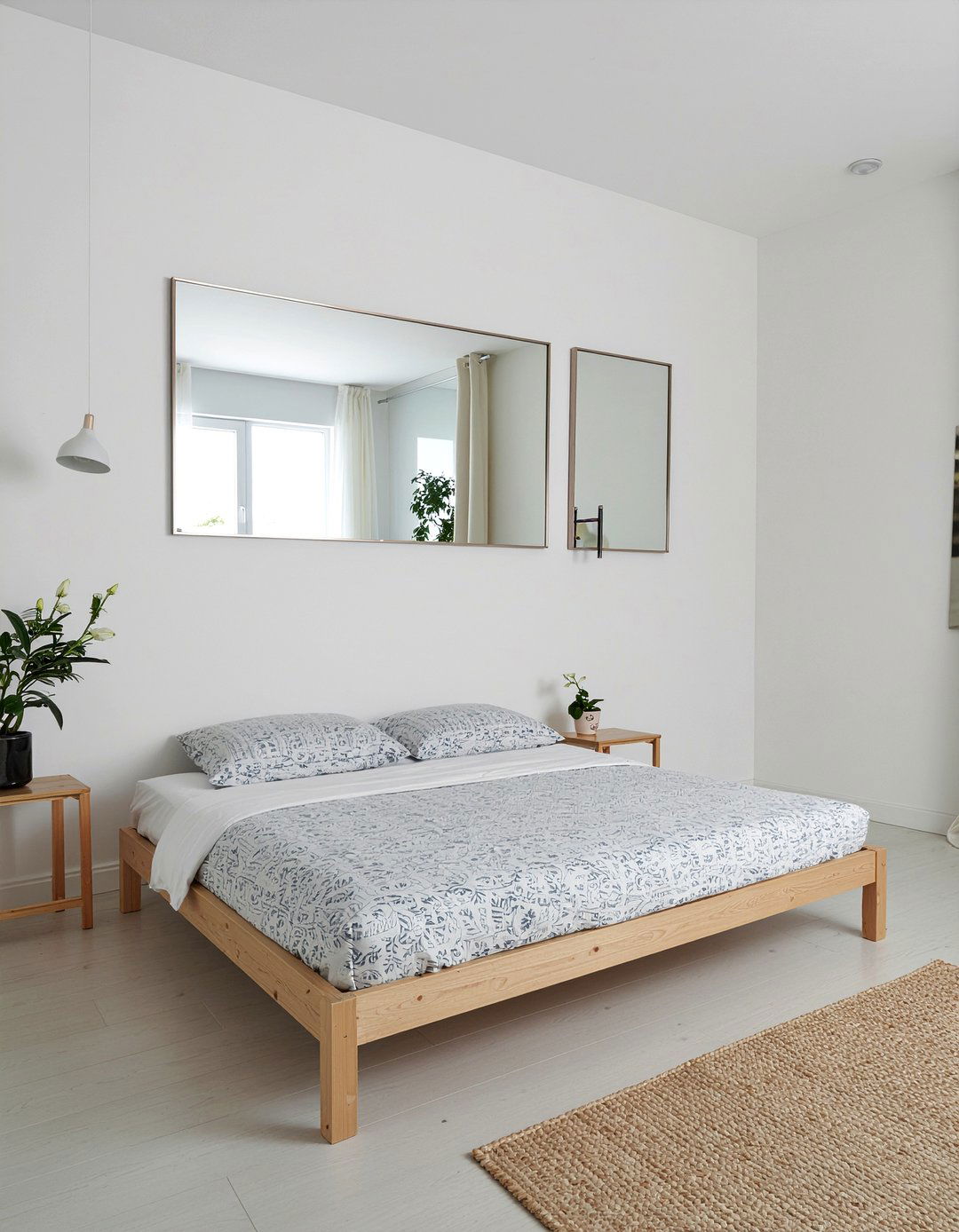 Minimalist Thin Frame Mirror - 30 bedroom decorative mirrors