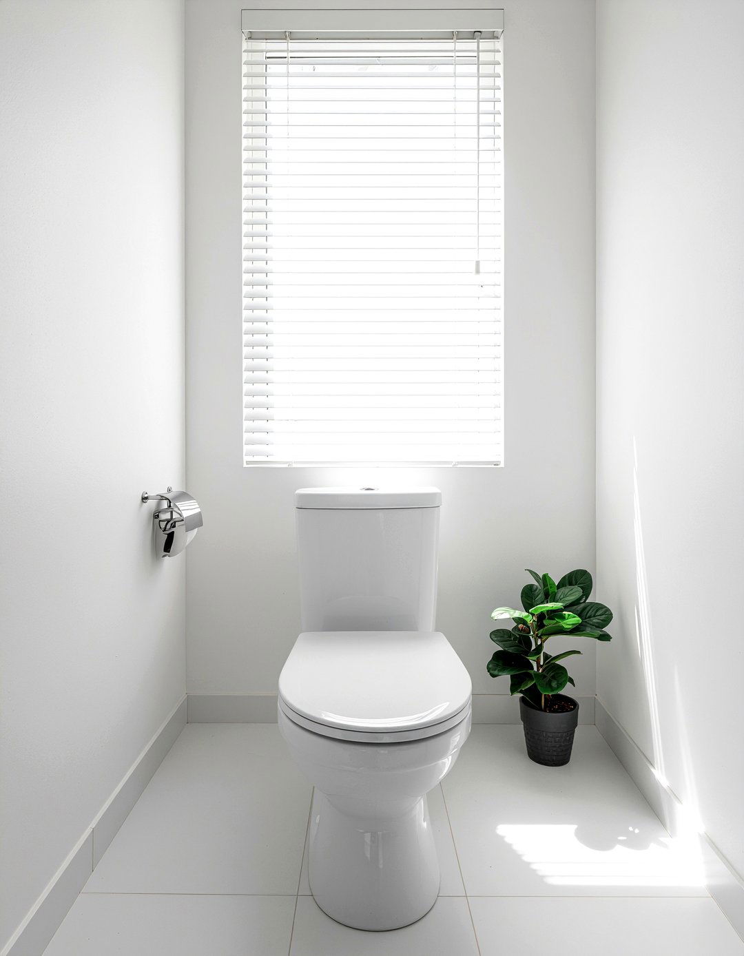 Minimalist Toilet Space - 30 bathroom toilet ideas