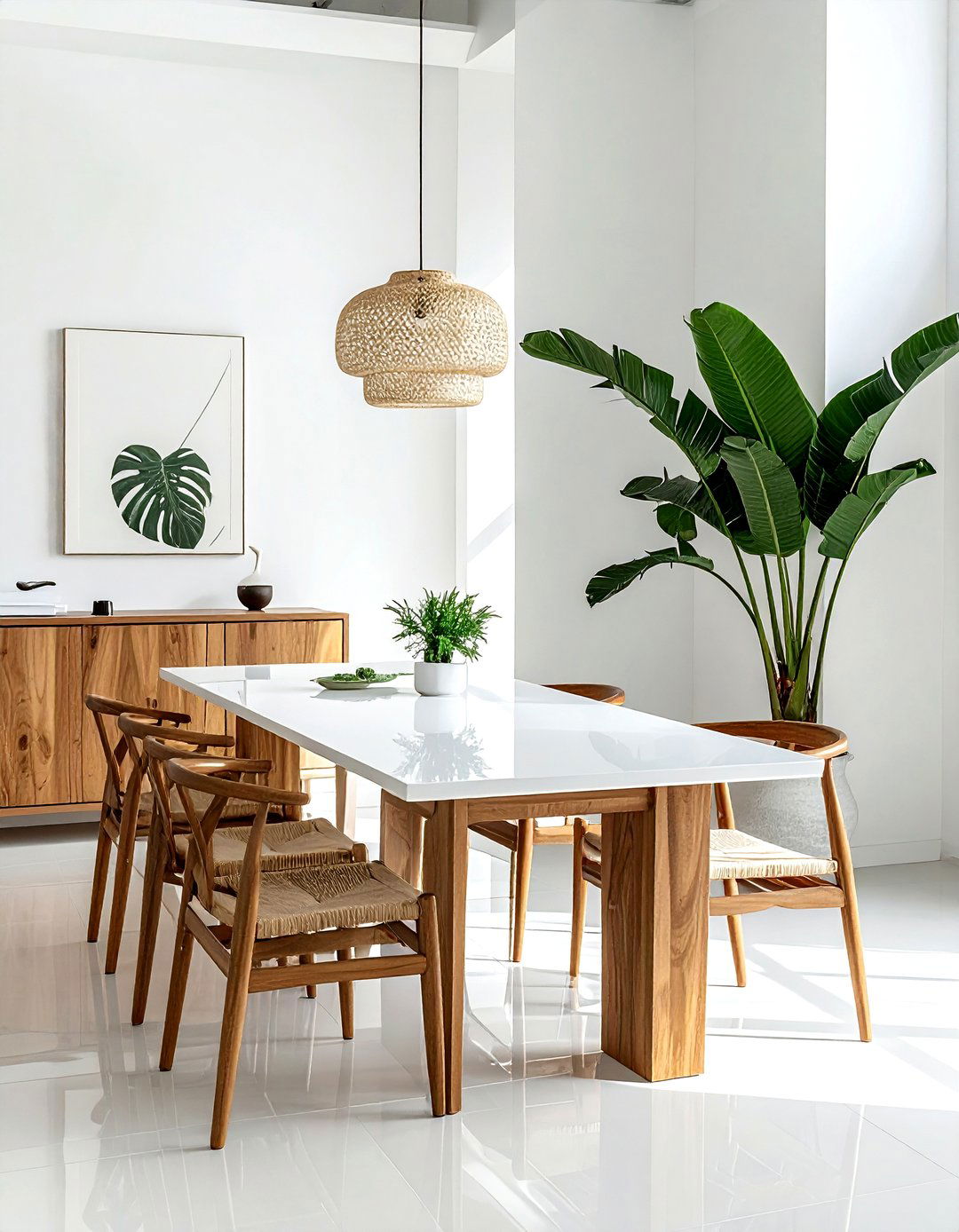 Minimalist Tropical Dining Room - 30 tropical dining room ideas