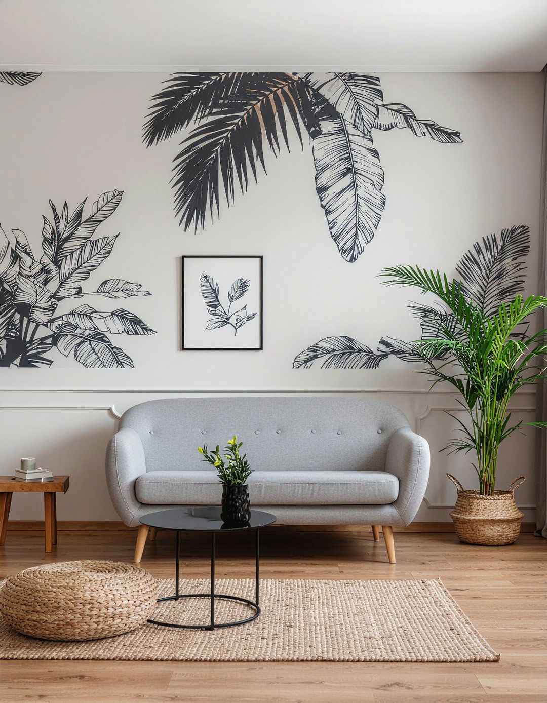 Minimalist Tropical Wallpaper - 30 living room tropical wallpapers