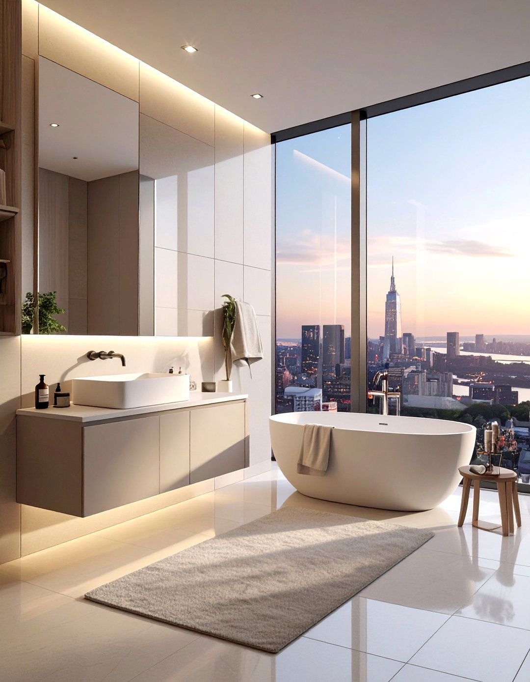 Minimalist Urban Bathroom - 30 urban bathroom ideas