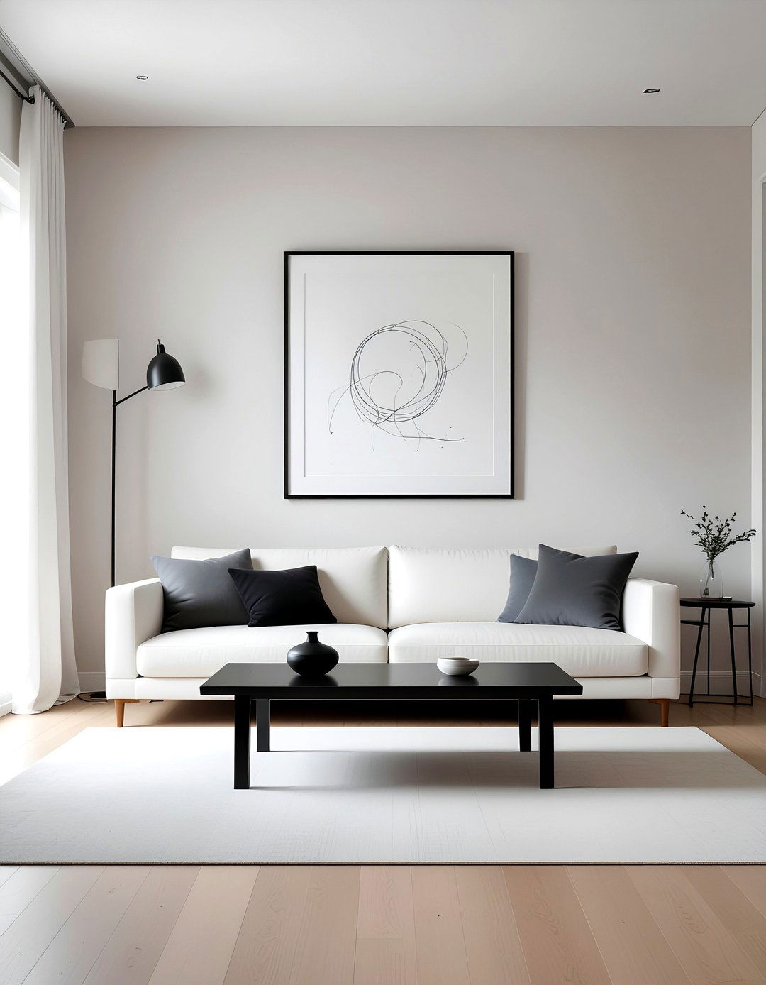 Minimalist Wall Art - 30 dust-free living room ideas