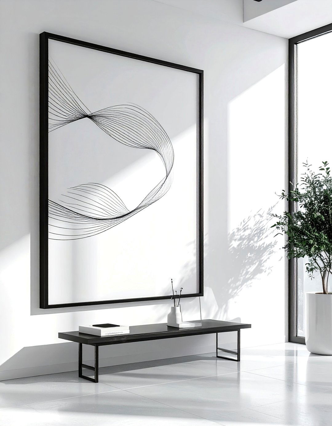 Minimalist Wall Art - 30 quiet luxury decor ideas