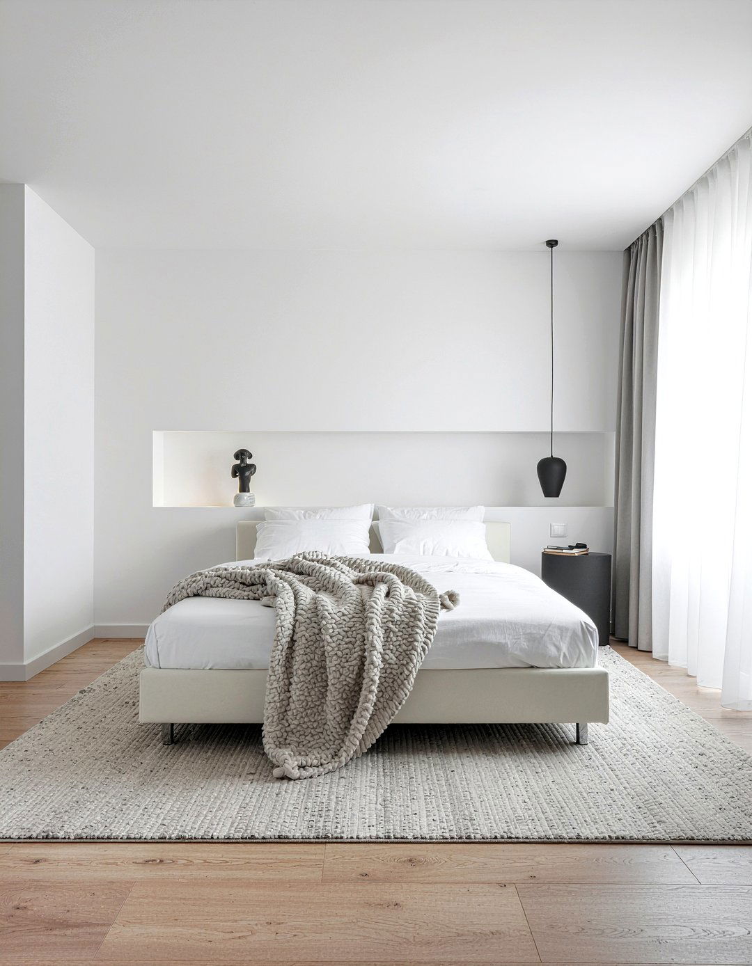 Minimalist Wall Niche - 30 bedroom wall niches