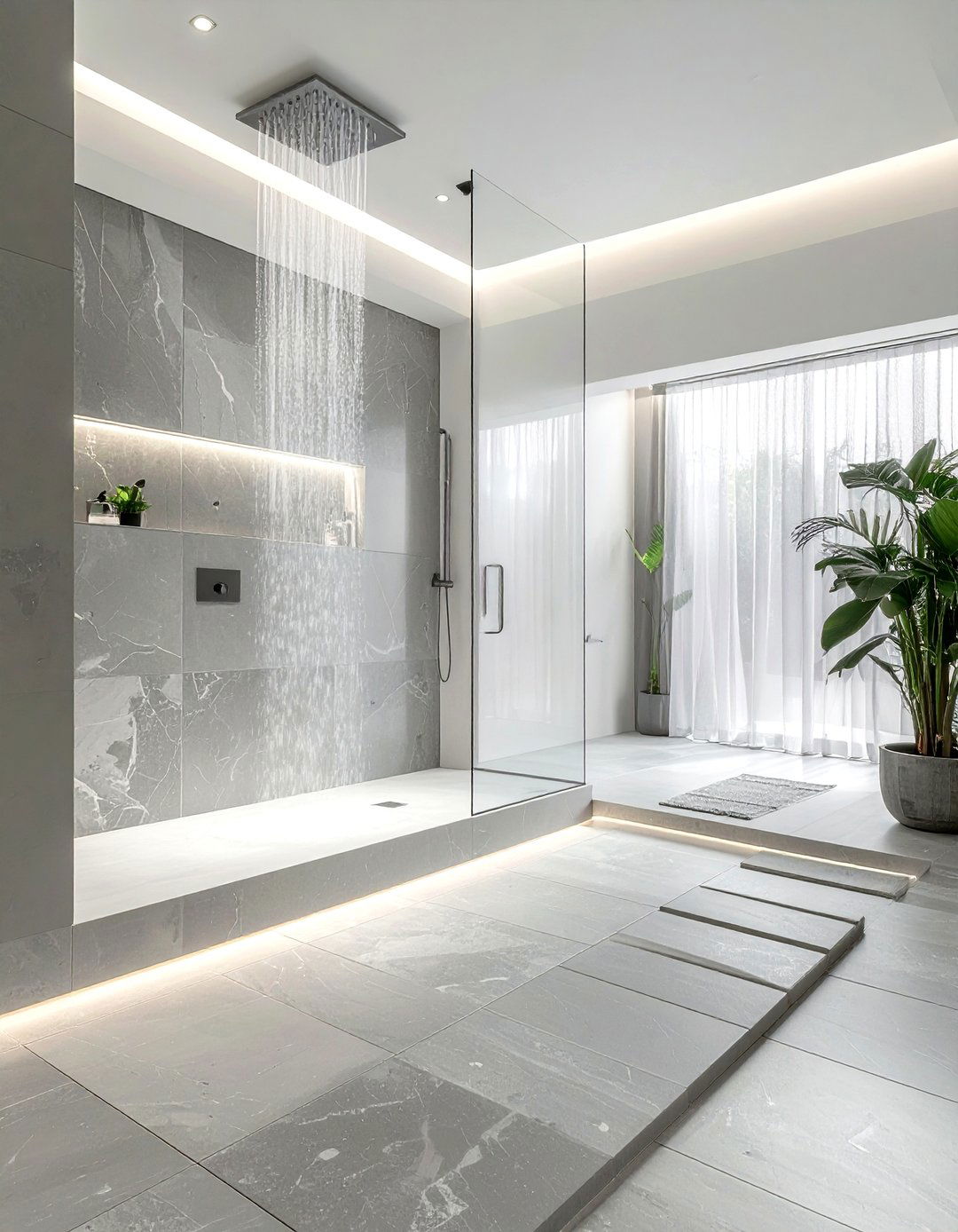 Minimalist Wet Room - 30 serene bathroom ideas
