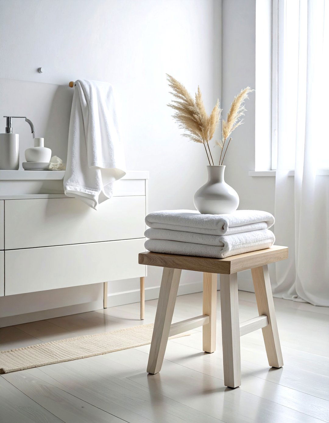 Minimalist White Bathroom Decor - 30 white and white bathroom ideas