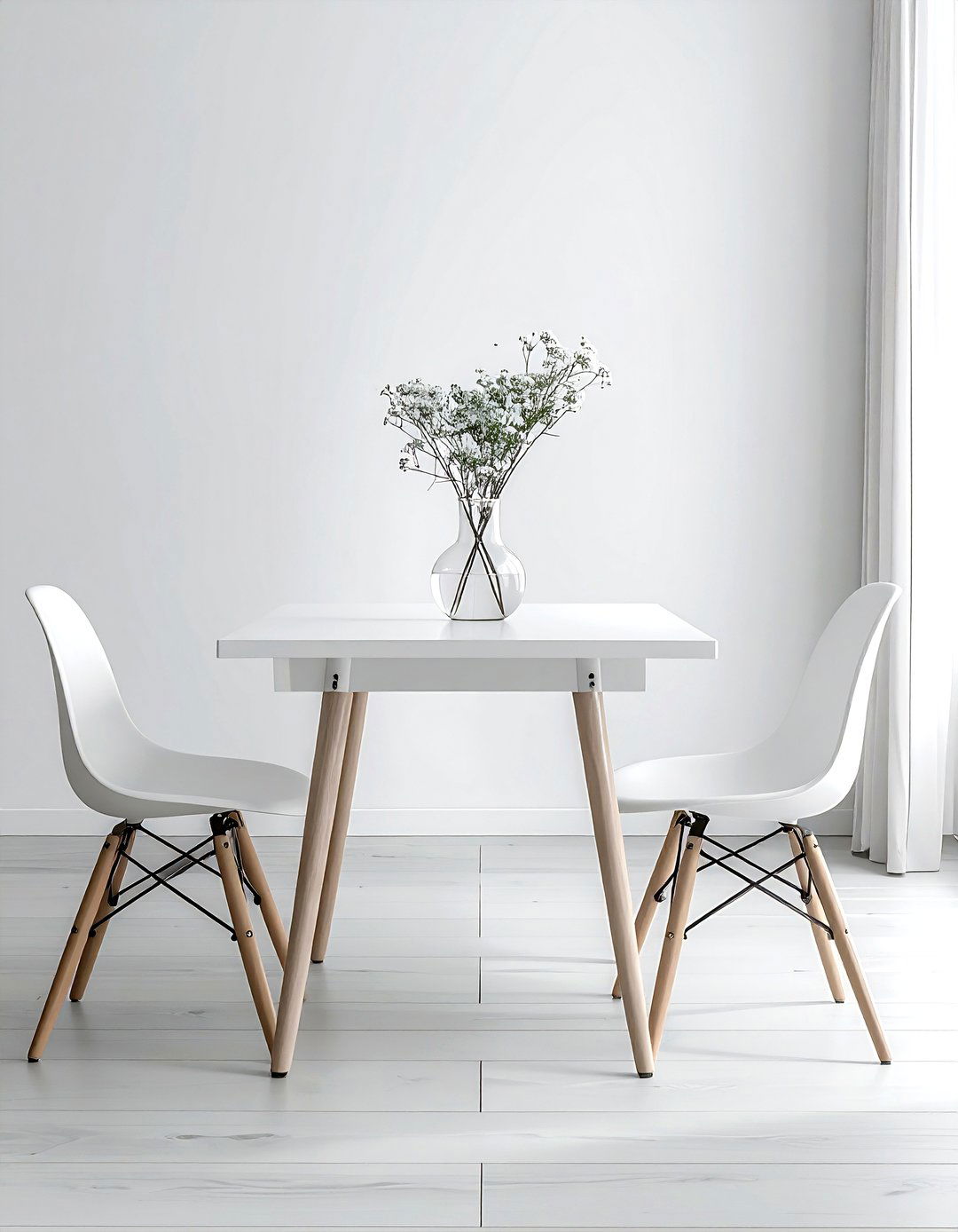 Minimalist White Dining Room - 30 white dining room design ideas