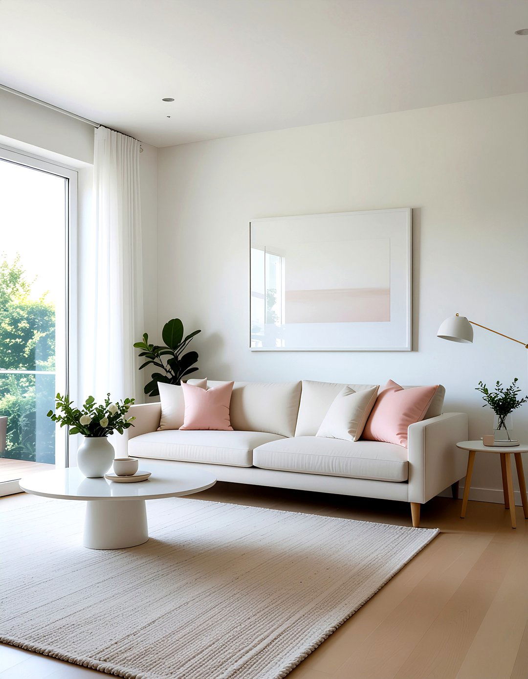 Minimalist White Frame Set - 30 living room picture frames