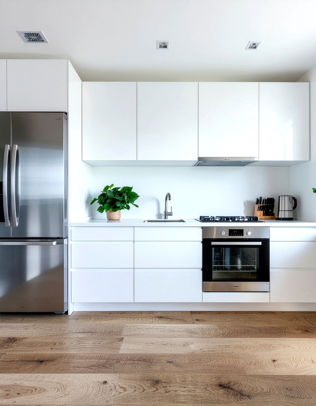 Minimalist White Kitchen - 30 light-filled kitchen ideas