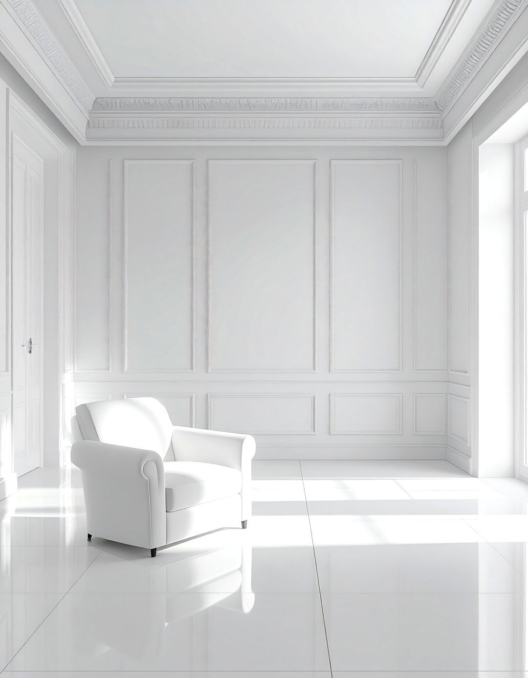 Minimalist White Living Room - 30 bright white living room ideas