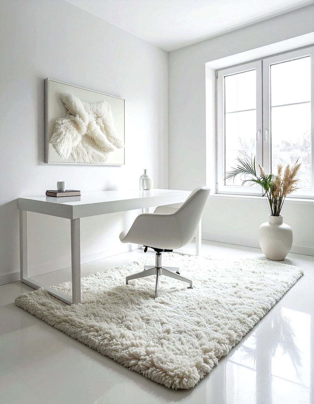 Minimalist White Office