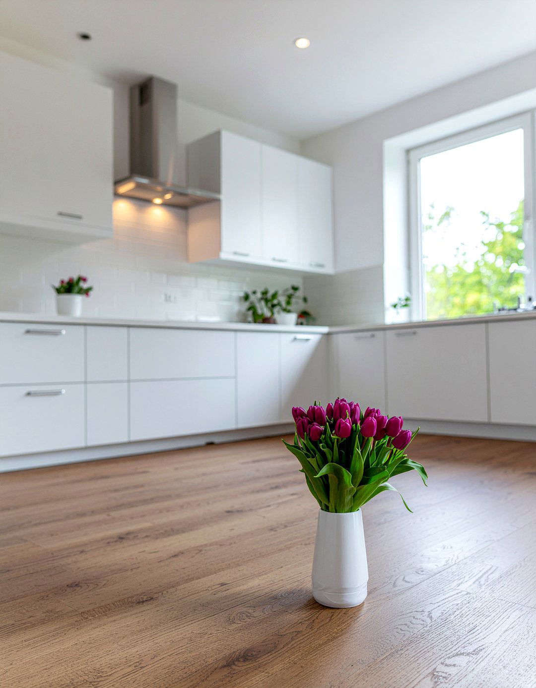 Minimalist White Porcelain - 30 kitchen vase ideas