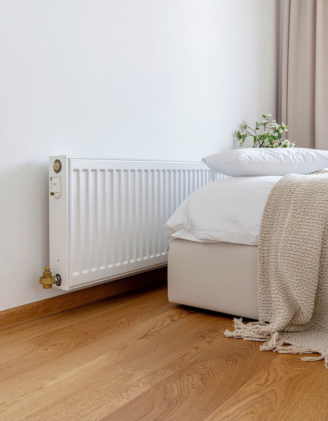Minimalist White Radiator - 30 bedroom radiators