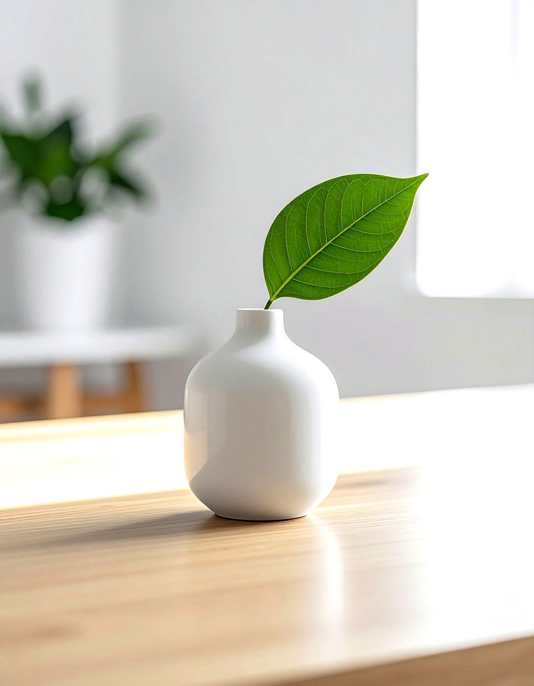 Minimalist White Vase - 30 decorative vase ideas