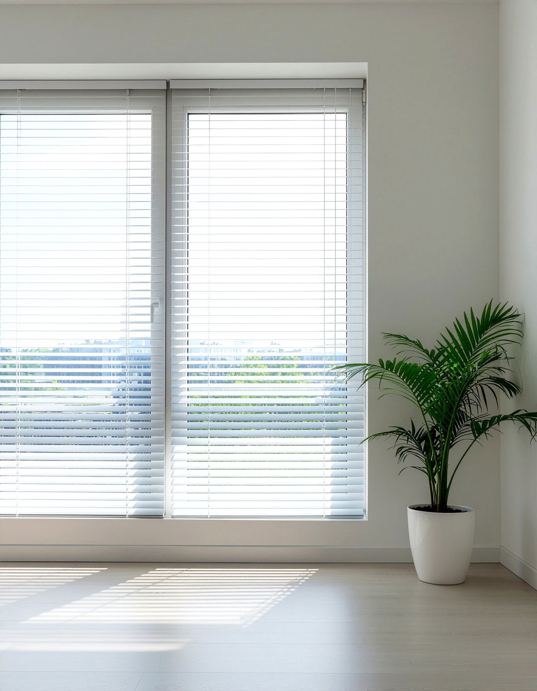 Minimalist White Venetian Blinds - 30 living room venetian blinds