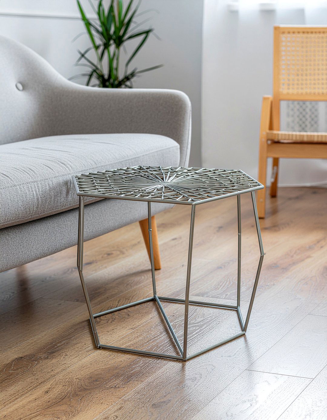Minimalist Wire Coffee Table - 30 living room metal coffee tables